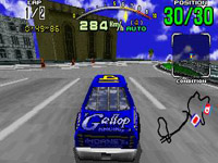 une photo d'Ã©cran de Daytona USA sur Sega Saturn